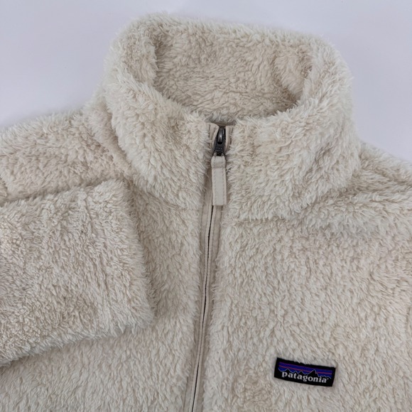 Patagonia Tops - Patagonia Los Gatos Pullover Womens Medium Cream Fleece Quarter‎ Zip Jacket